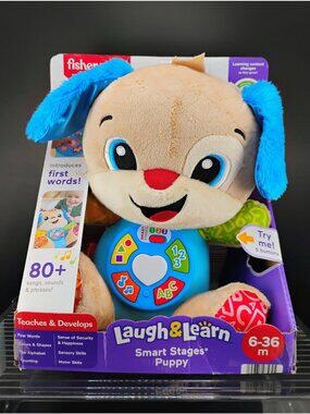 Fisher-Price Laugh & Learn Smart Stages Puppy Toy 6-36 Months